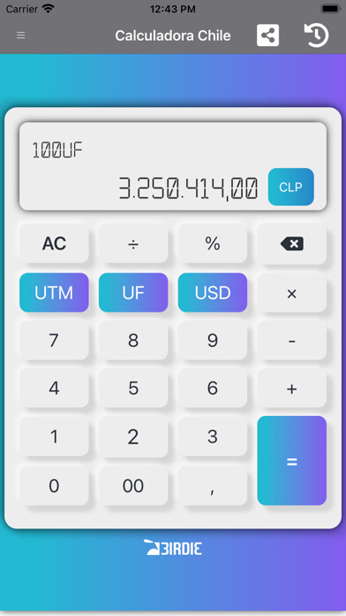Emulate iPhone app Calculadora Chile using MyAndroid Emulate iPhone app Calculadora Chile using MyAndroid