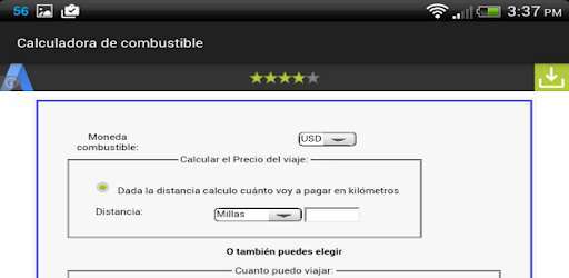 Run android online APK Calculadora de combustible from MyAndroid or emulate Calculadora de combustible using MyAndroid
