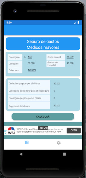 Run android online APK Calculadora de Seguros from MyAndroid or emulate Calculadora de Seguros using MyAndroid