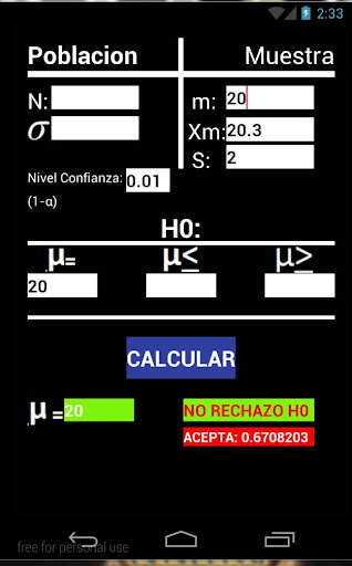 Emulate Android APK calculadora estadistica Emulate Android APK calculadora estadistica