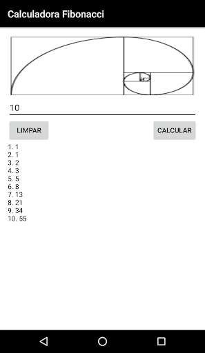Run android online APK Calculadora Fibonacci from MyAndroid or emulate Calculadora Fibonacci using MyAndroid