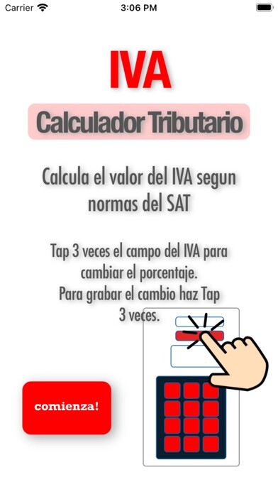 Emulate iPhone app Calculadora IVA Sat Mexico using MyAndroid Emulate iPhone app Calculadora IVA Sat Mexico using MyAndroid