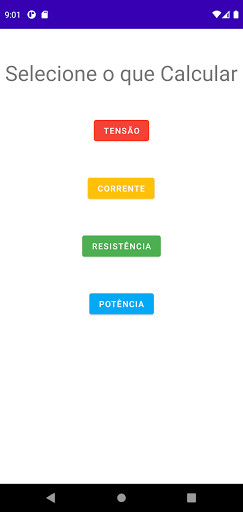 Run android online APK Calculadora Lei de Ohm from MyAndroid or emulate Calculadora Lei de Ohm using MyAndroid