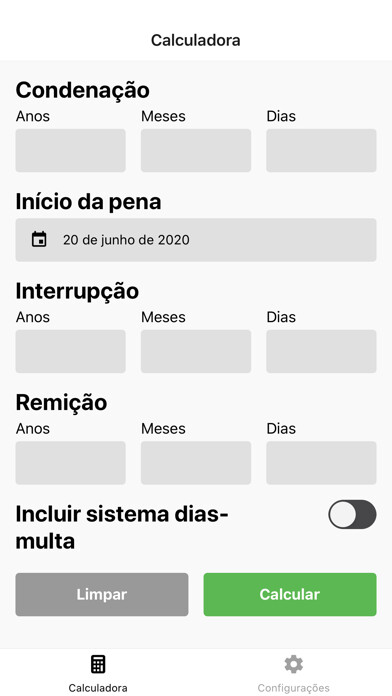 Emulate iPhone app Calculadora Penal using MyAndroid Emulate iPhone app Calculadora Penal using MyAndroid