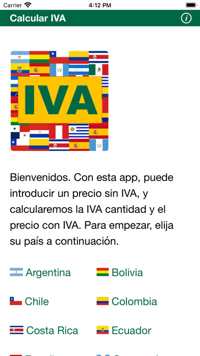 Emulate iPhone app Calcular IVA using MyAndroid Emulate iPhone app Calcular IVA using MyAndroid