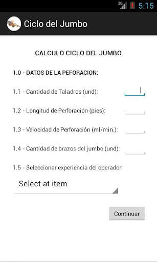 Run android online APK Calcular Rendimiento del Jumbo from MyAndroid or emulate Calcular Rendimiento del Jumbo using MyAndroid