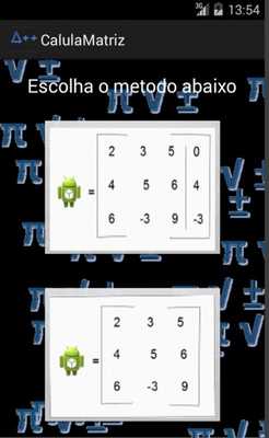 Emulate Android APK Calculate Determinant Matrix Emulate Android APK Calculate Determinant Matrix