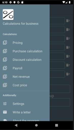 Run android online APK Calculations for business from MyAndroid or emulate Calculations for business using MyAndroid