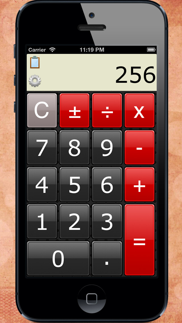 Emulate iPhone app Calculator Big Buttons using MyAndroid Emulate iPhone app Calculator Big Buttons using MyAndroid
