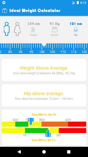 Run android online APK Calculator  BMI and BAI from MyAndroid or emulate Calculator  BMI and BAI using MyAndroid