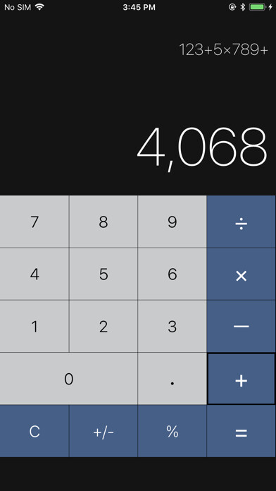Emulate iPhone app Calculator - Calculator  TM using MyAndroid