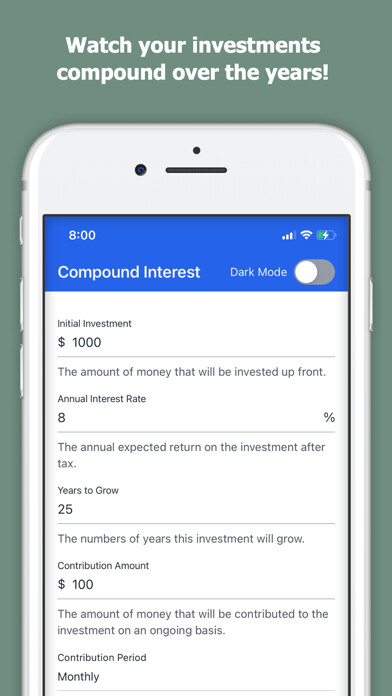 Emulate iPhone app Calculator - Compound Interest using MyAndroid Emulate iPhone app Calculator - Compound Interest using MyAndroid