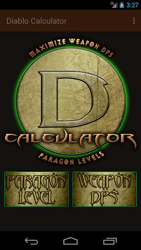 Emulate Android APK Calculator for Diablo