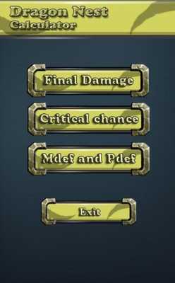 Emulate Android APK Calculator for Dragon Nest Emulate Android APK Calculator for Dragon Nest