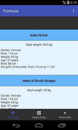 Run android online APK Calculator Ideal weight from MyAndroid or emulate Calculator Ideal weight using MyAndroid