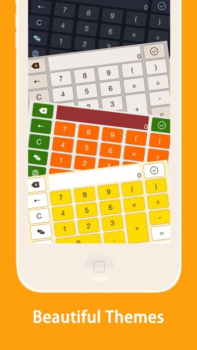 Emulate iPhone app Calculator KeyBoard using MyAndroid