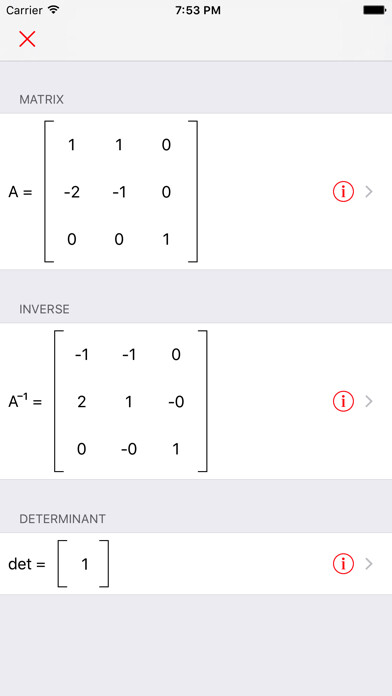 Emulate iPhone app Calculator - Linear Algebra using MyAndroid Emulate iPhone app Calculator - Linear Algebra using MyAndroid