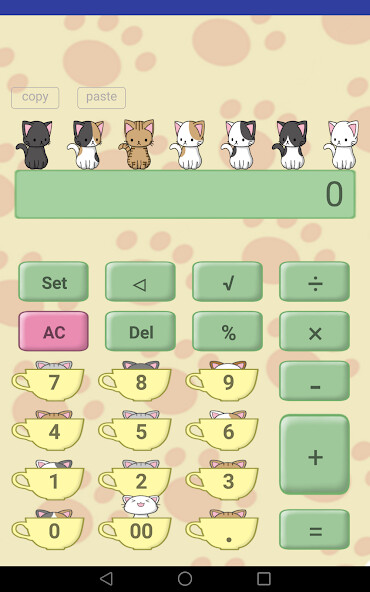 Run android online APK Calculator of cute cat from MyAndroid or emulate Calculator of cute cat using MyAndroid
