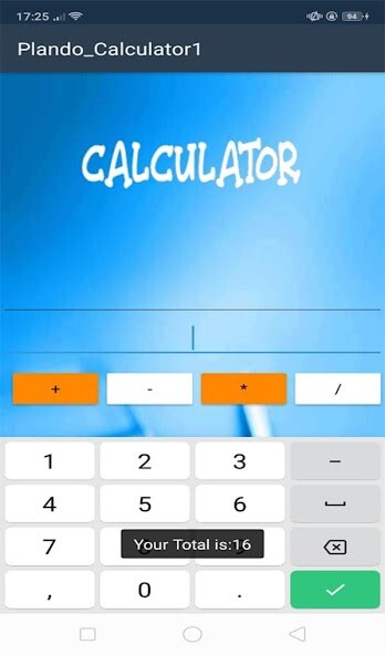 Run android online APK Calculator (Plando) from MyAndroid or emulate Calculator (Plando) using MyAndroid