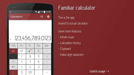 Run android online APK Calculator square root from MyAndroid or emulate Calculator square root using MyAndroid