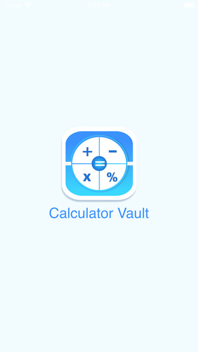 Emulate iPhone app Calculator Vault - App Locker using MyAndroid