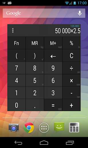 Run android online APK Calculator + Widget 21 themes from MyAndroid or emulate Calculator + Widget 21 themes using MyAndroid