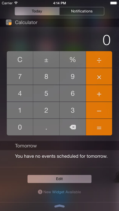 Emulate iPhone app Calculator Widget for Notification Center using MyAndroid Emulate iPhone app Calculator Widget for Notification Center using MyAndroid