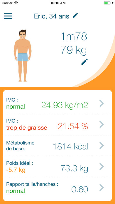 Emulate iPhone app CalculerSonIMC using MyAndroid Emulate iPhone app CalculerSonIMC using MyAndroid