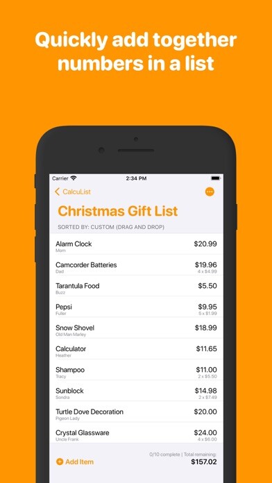Emulate iPhone app CalcuList using MyAndroid Emulate iPhone app CalcuList using MyAndroid
