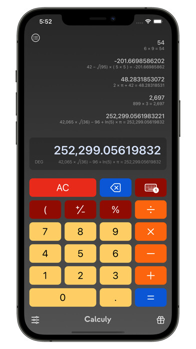 Emulate iPhone app Calculy using MyAndroid Emulate iPhone app Calculy using MyAndroid