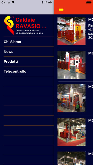 Emulate iPhone app Caldaie Ravasio using MyAndroid Emulate iPhone app Caldaie Ravasio using MyAndroid