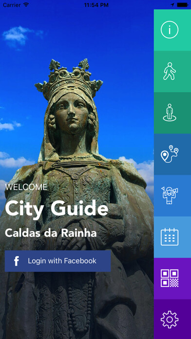 Emulate iPhone app Caldas da Rainha - City Guide using MyAndroid Emulate iPhone app Caldas da Rainha - City Guide using MyAndroid