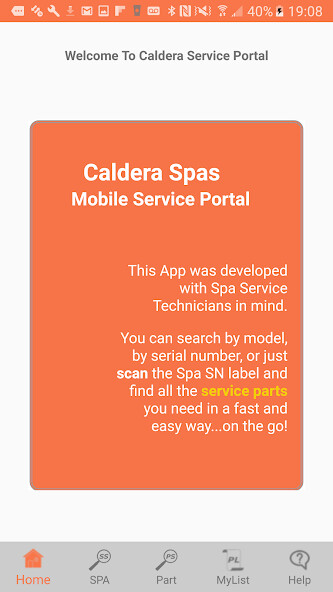 Run android online APK Caldera Mobile Service Portal from MyAndroid or emulate Caldera Mobile Service Portal using MyAndroid