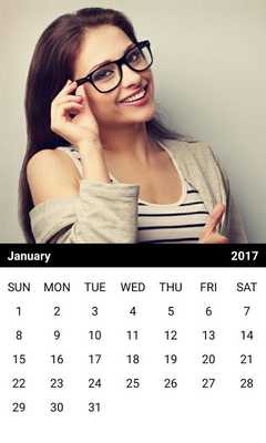 Emulate Android APK Calendar 2017 with Photo