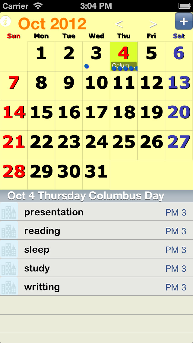 Emulate iPhone app Calendar 365 using MyAndroid Emulate iPhone app Calendar 365 using MyAndroid