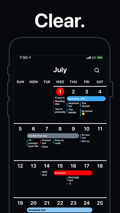 Emulate iPhone app Calendar by 44 using MyAndroid Emulate iPhone app Calendar by 44 using MyAndroid