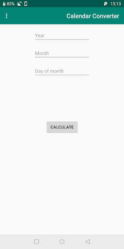 Emulate Android APK Calendar Converter