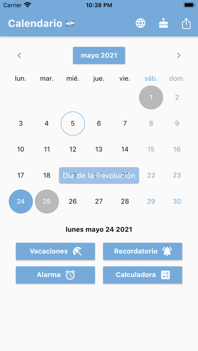 Run android online APK Calendario Argentina 2022 from MyAndroid or emulate Calendario Argentina 2022 using MyAndroid