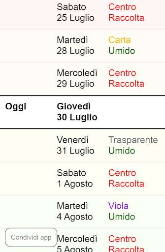 Run android online APK Calendario Differenziata Colle Brianza from MyAndroid or emulate Calendario Differenziata Colle Brianza using MyAndroid