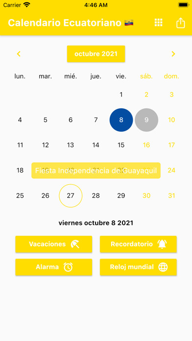 Run android online APK Calendario Ecuatoriano 2022 from MyAndroid or emulate Calendario Ecuatoriano 2022 using MyAndroid Run android online APK Calendario Ecuatoriano 2022 from MyAndroid or emulate Calendario Ecuatoriano 2022 using MyAndroid