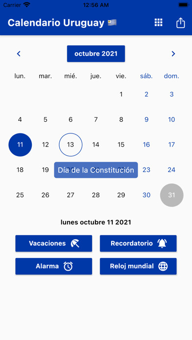 Run android online APK Calendario Uruguay 2022 from MyAndroid or emulate Calendario Uruguay 2022 using MyAndroid Run android online APK Calendario Uruguay 2022 from MyAndroid or emulate Calendario Uruguay 2022 using MyAndroid