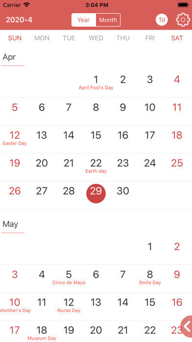 Emulate iPhone app Calendar Planner - Reminder using MyAndroid Emulate iPhone app Calendar Planner - Reminder using MyAndroid