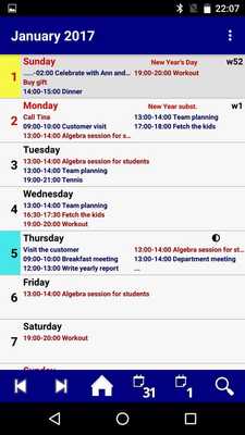 Emulate Android APK Calendar Pro/en - test version Emulate Android APK Calendar Pro/en - test version