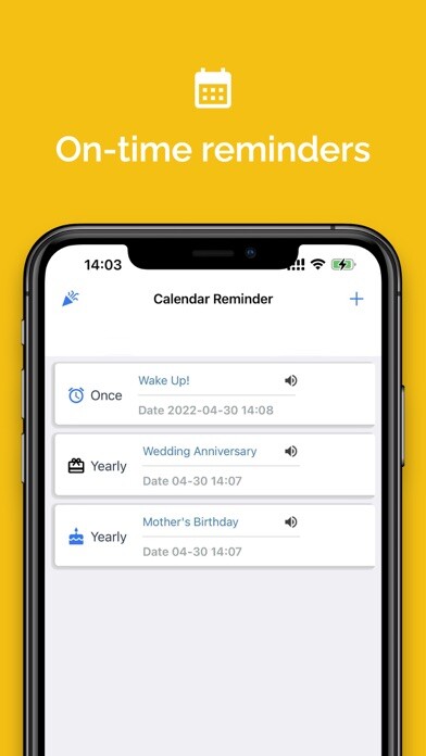 Emulate iPhone app Calendar Reminder using MyAndroid