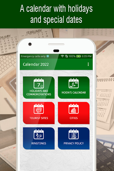 Run android online APK calendar south africa 2022 from MyAndroid or emulate calendar south africa 2022 using MyAndroid