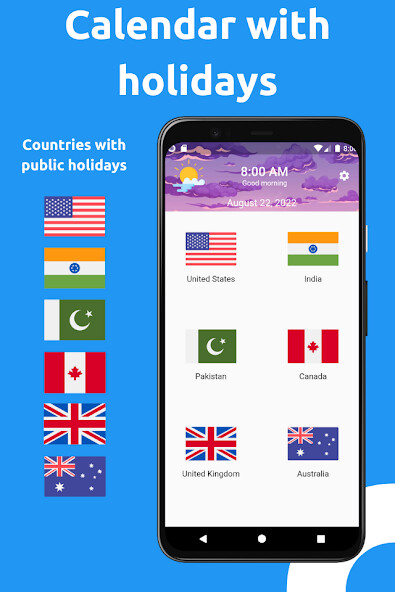 Run android online APK Calendar with Holidays from MyAndroid or emulate Calendar with Holidays using MyAndroid Run android online APK Calendar with Holidays from MyAndroid or emulate Calendar with Holidays using MyAndroid