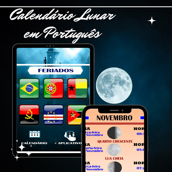 Run android online APK Calendário Lunar Português from MyAndroid or emulate Calendário Lunar Português using MyAndroid