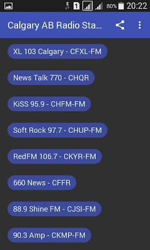 Run android online APK Calgary AB Radio Stations from MyAndroid or emulate Calgary AB Radio Stations using MyAndroid