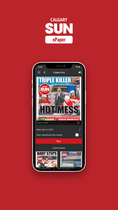 Emulate iPhone app Calgary Sun ePaper using MyAndroid Emulate iPhone app Calgary Sun ePaper using MyAndroid