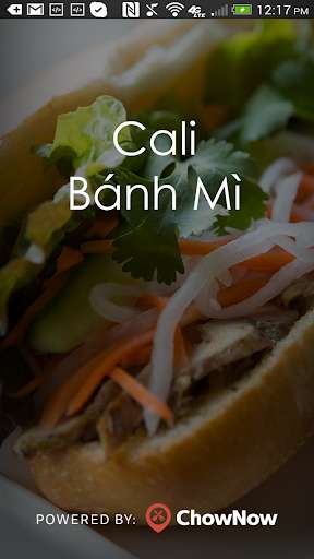 Emulate iPhone app Cali Banh Mi using MyAndroid Emulate iPhone app Cali Banh Mi using MyAndroid